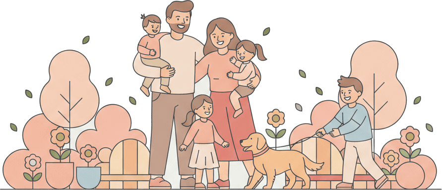 משפחה ישראלית מחויכת - Vestor מסייעת למשפחות להגיע לביטחון פיננסי